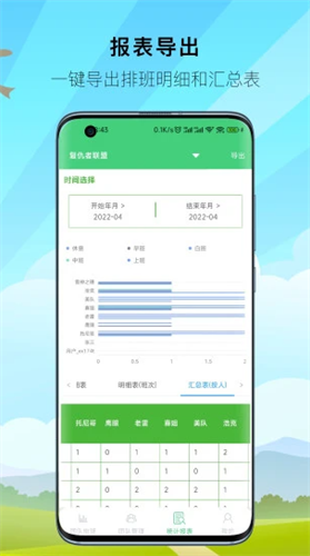 排班工具2022