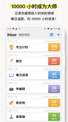 iHour时间投资计划2022