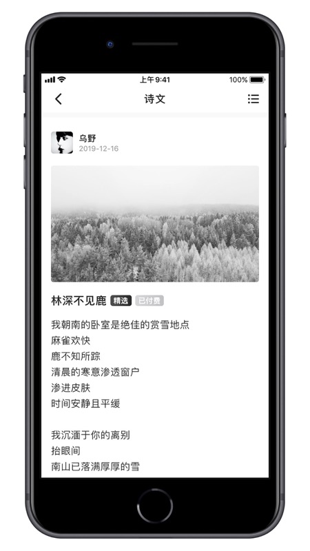 不是诗人iOS版