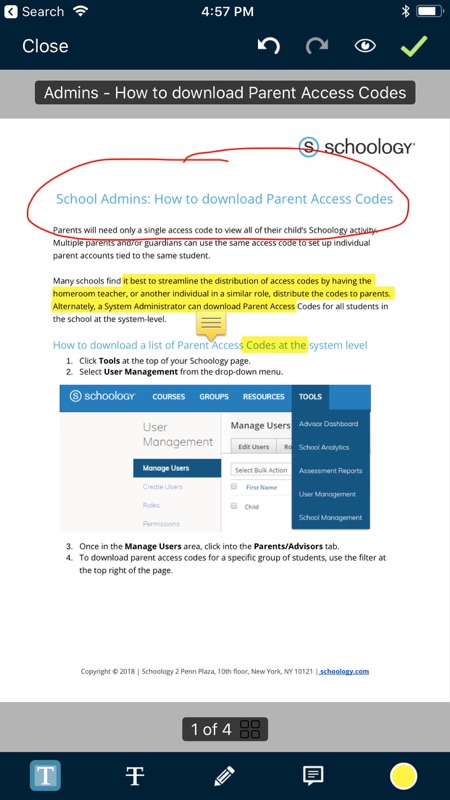 Schoology iOS版