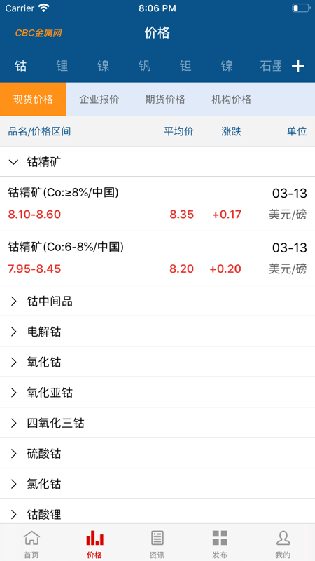 CBC金属iOS版