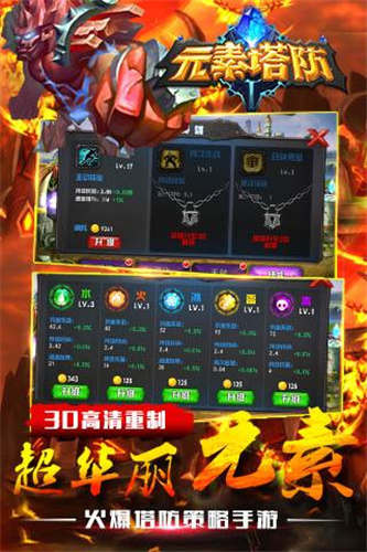 元素塔防中文汉化版