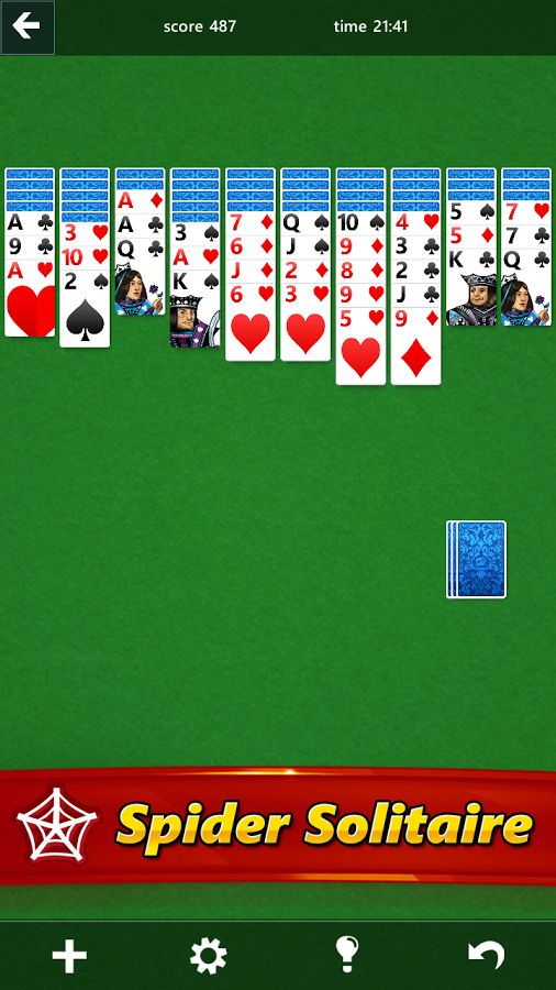 solitaire纸牌游戏截图