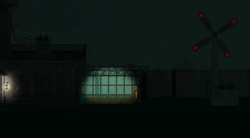 在黑暗中