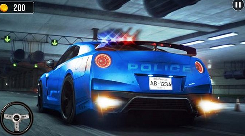 警车城市驾驶模拟