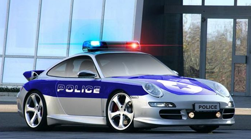 警车城市驾驶模拟