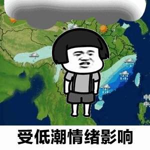 抖音天气预报说想你表情包